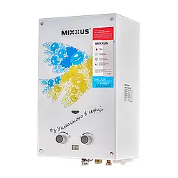 Газова колонка Mixxus GWH-0610 Basic Glass димохідна 10 л/хв (панель зі скла з малюнком) WH0027 - мініатюра 5