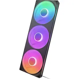Вентилятор NZXT F420 RGB Core Fan Single Frame (RF-U42HF-B1) Black - мініатюра 2