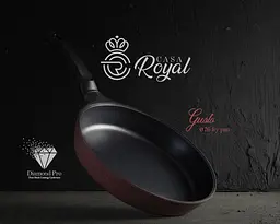 Сковорода Casa Royal D-UKR 20410 "Gusto" 26 см Brown - мініатюра 2