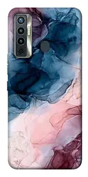 Чохол Demsky Рожево-блакитні розводи для TECNO Camon 17 Pro