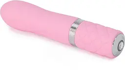 Розкішний вібратор PILLOW TALK - Flirty з кристалом Swarovski, гнучка головка Колір: Рожевий - мініатюра 6
