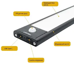 Лампа нічник з датчиком руху Yeelight Motion Sensor Closet Light A40 YLCG004 Silver - мініатюра 3