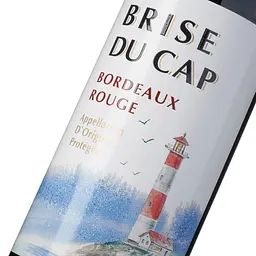Вино Brise du Cap Bordeaux Rouge AOC червоне сухе 0.75 л - мініатюра 5