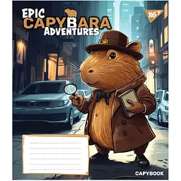 Набір зошитів Yes Epic Capybara А5 24 аркуші у лінію 20 шт. (767797) - мініатюра 2