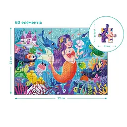 Пазл дитячий Русалонька DoDo 300712, 60 елементів - мініатюра 4