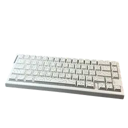 Клавіатура Attack Shark X68 HE Contours Side Printed RGB White (AS-X68-HEMS-CSP-WH)