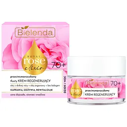 Крем для обличчя Bielenda Royal Rose Elixir проти зморщок 70+, 50 мл - мініатюра 2