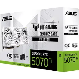 Відеокарта Asus TUF Gaming GeForce RTX 5070 Ti OC BTF біла 16 ГБ (TUF-RTX5070TI-O16G-BTF-WHITE) EU [176348] - мініатюра 11