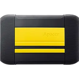 Зовнішній жорсткий диск Apacer AC633 2TB Energetic Yellow X Tough Black [AP2TBAC633Y-1] [114460] - мініатюра 3
