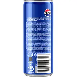 Напій Pepsi Cola безалкогольний сильногазований з/б 0.33 л - мініатюра 2