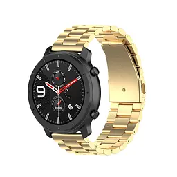 Ремінець BeWatch 20 мм сталевий браслет для Samsung Galaxy Watch 42 | Galaxy Watch 3 41мм Gold (1110428)