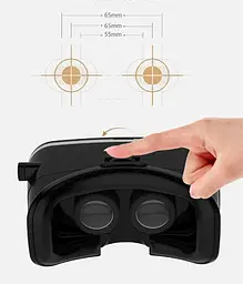 3D Окуляри віртуальної реальності VR Shinecon з Джойстиком пультом Blutooth Чорні - мініатюра 5