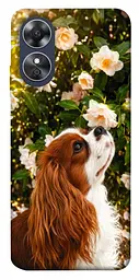 TPU чохол Demsky Flower spaniel для Oppo A17