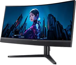 Монiтор 34" Acer Predator X34V3bmiiphuzx (UM.CXXEE.301) Black - мініатюра 3