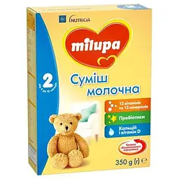 Суха молочна суміш Milupa 2, 350 г - мініатюра 2