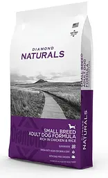 Сухий корм для дорослих собак малих порід Diamond Naturals Adult Small Breed Chicken&Rice з куркою та рисом 7.5 кг