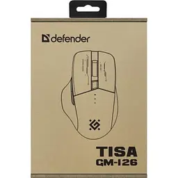 Комп'ютерна мишка Defender Tisa GM-126 LED Wireless/Bluetooth White/Blue (52126) - мініатюра 6