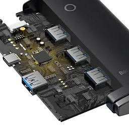 Хаб конвертер Baseus Lite Series Type-C to 4xUsb 3.0 2 метри WKQX030501 - мініатюра 4