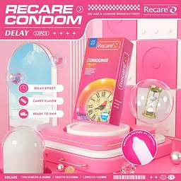 Презервативи Recare Delay Candy Condoms 12 шт, пролонгувальний ефект, цукерковий аромат - мініатюра 5