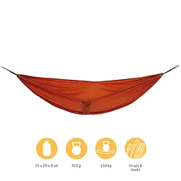 Гамак туристичний Grand Canyon Bass Hammock Double 320x230 см Помаранчевий - мініатюра 2