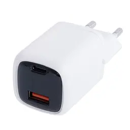 Зарядний пристрій Usams Digital Display Fast Charger QC + PD 33 W T46 - мініатюра 2
