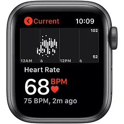 Смарт-годинник Apple Watch SE GPS 40 mm Space Gray Aluminium Case with Black Sport Band - Regular Model A2351 (Grade C) Seller Refurbished - мініатюра 4