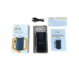 Павербанк ATRIA Black 20 000 mAh / 22.5 Вт (WPD-69B) - мініатюра 3
