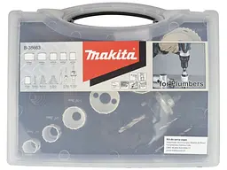 Набір свердл корончастих біметалевих для сантехніка Makita B-38663