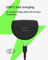 Навушники TWS Belkin Soundform Rhythm True Wireless чорний (AUC012BTBK) - мініатюра 7