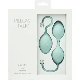 Розкішні вагінальні кульки Pillow Talk - Frisky Teal - мініатюра 9