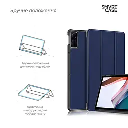 Чохол-книжка на планшет Xiaomi Redmi Pad (2022) 10.6, Smart Case, blue, підставка для планшета 10.6 , шкіряний, мікрофібра, на магніті, ArmorStandart (ARM64005) - мініатюра 4