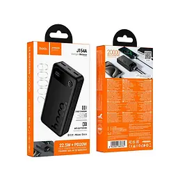 Універсальна мобільна батарея HOCO Victorious PD fully compatible power bank J154A 20000mAh |2USB/1Type-C, 22.5W/3A, PD/QC| - мініатюра 3