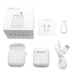 Бездротові навушники TWS i9s з боксом для заряджання White (au063) - мініатюра 4