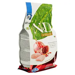 Сухий беззерновий корм для котів Farmina N&D Grain Free Prime Cat Chicken&Pomegranate Adult, курка та гранат, 1,5 кг - мініатюра 2