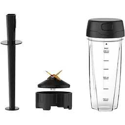 Блендер стаціонарний Tefal InfinyMix+ 1600 Вт чаша 1750 мл стакан 600 мл сріблясто-чорний (BL91HD31) - мініатюра 5