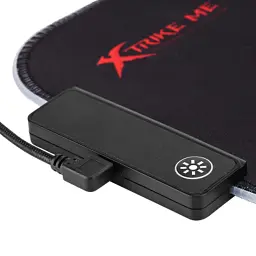 Килимок для мишки Xtrike ME MP-602 RGB lighting Black/Red (MP-602) - мініатюра 3