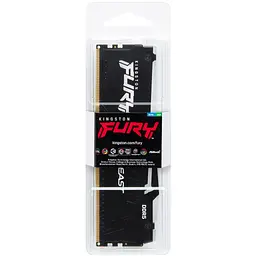 Модуль пам'яті для комп'ютера DDR5 16GB 6400 MHz Beast RGB XMP Kingston Fury (ex.HyperX) (KF564C32BBA-16) - мініатюра 3