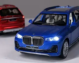Колекційна металева модель автомобіля Автопром BMW X7 з інерцією, світлом та звуком 1:32 - мініатюра 6