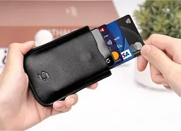 Шкіряний чохол для Safepal S1 зі штампованим логотипом S 2024 (SS1Leather) - мініатюра 3