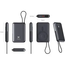 Батарея універсальна Vinga 10000 mAh 22.5W/15W/2.5W Wireless (VPBB1022WL) - мініатюра 5