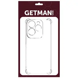 TPU чохол GETMAN Ease logo посилені кути Full Camera для Infinix Hot 40i / Spark Go 2024 / Spark 20 Безбарвний (прозорий) - мініатюра 4
