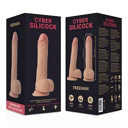 Фалоімітатор на присосці Freeman, 20 см, Cyber Silicock - мініатюра 4