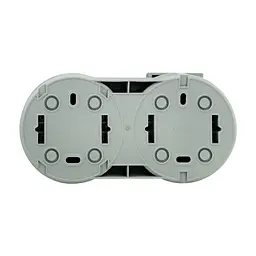 Розетка Ovivo Electric xOne з заземленням та кришкою + вимикач 1-й сіра - мініатюра 3