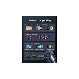 Зарядний пристрій Ugreen 2xUSB 63W (USB-C+USB-A) QC3.0 (EC701) (35023) - мініатюра 7