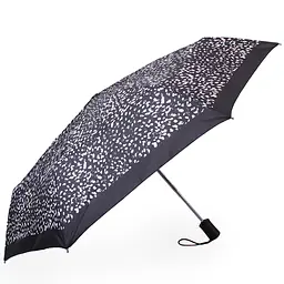 Жіноча складана парасолька повний автомат Happy Rain 95 см чорна - мініатюра 2