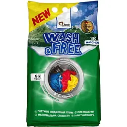 Пральний порошок Wash&Free Universal Гірська свіжість 9 кг (4823128004929)