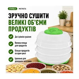 Сушка для овочів та фруктів Saturn ST-FP0115 green - мініатюра 9