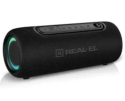 Портативная колонка REAL-EL RX715 10W Bluetooth TWS, RGB, Black - мініатюра 2