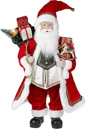 М'яка іграшка "Санта з подарунками та Коняком" Bona 60 см dec0008610 - мініатюра 1