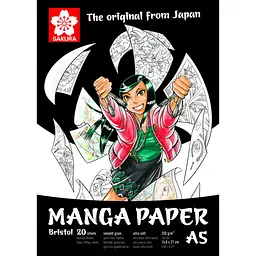 Альбом для малювання Sakura Manga A5 250 г/м² 20 аркушів